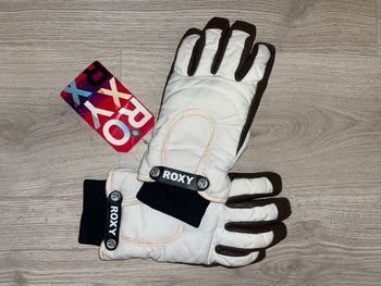 Gant de ski Roxy cuir crème eg marron
