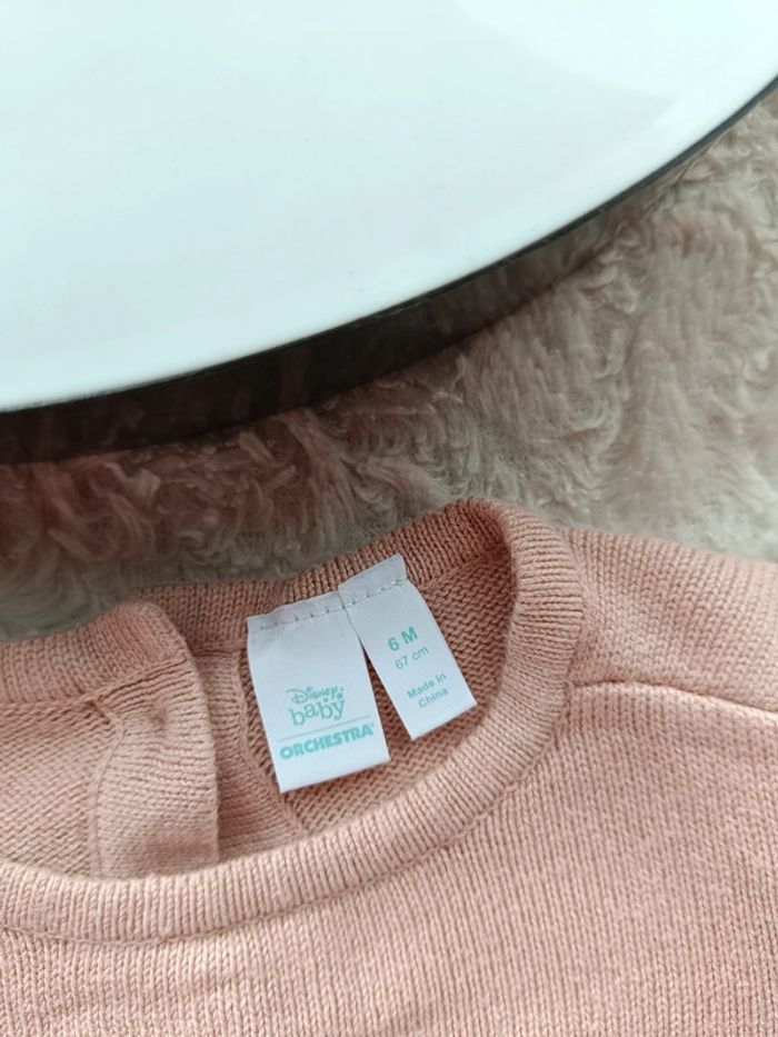Robe pull manches longues Fille 6 mois Minnie Disney Baby Orchestra - photo numéro 6