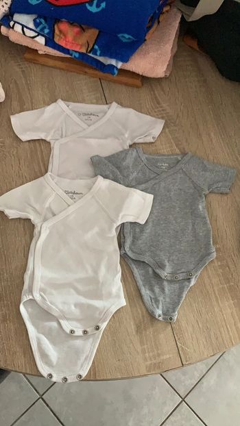 Lot body manche courte