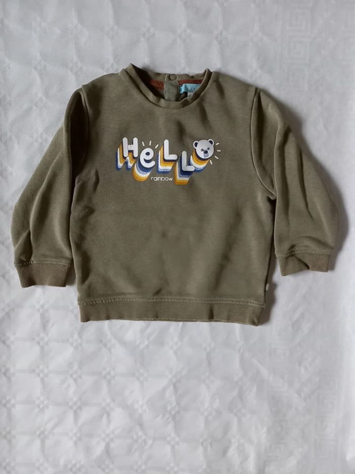 Pull/sweat bébé garçon 18 mois Obaïbi