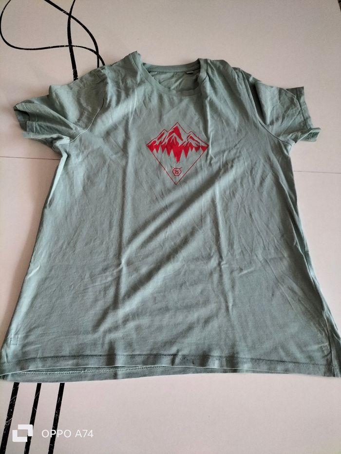 Garçon 12/14 ans 🧡 T-shirt 15 vert clair