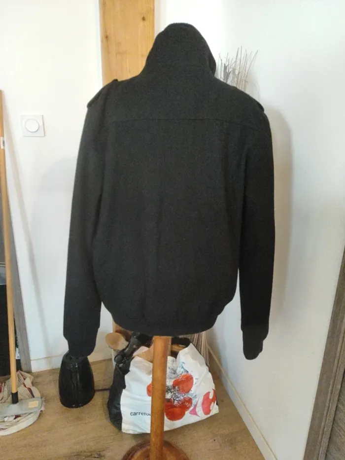 Veste chaude homme noire L Jack & Jones - photo numéro 4