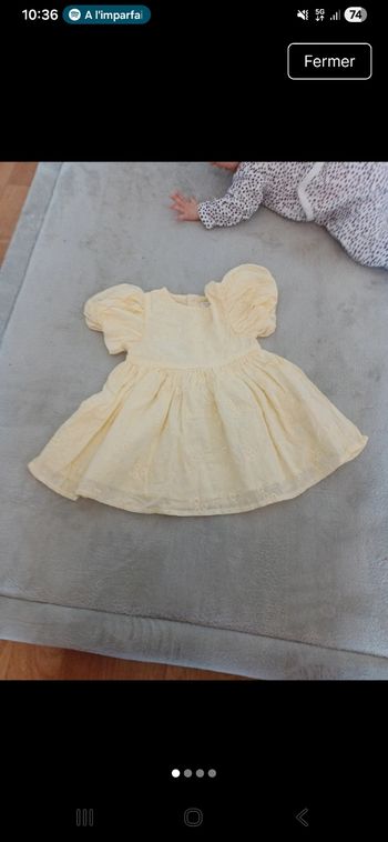Robe jaune 