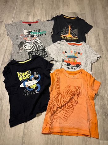Lot de 5 tee shirt manches courtes
