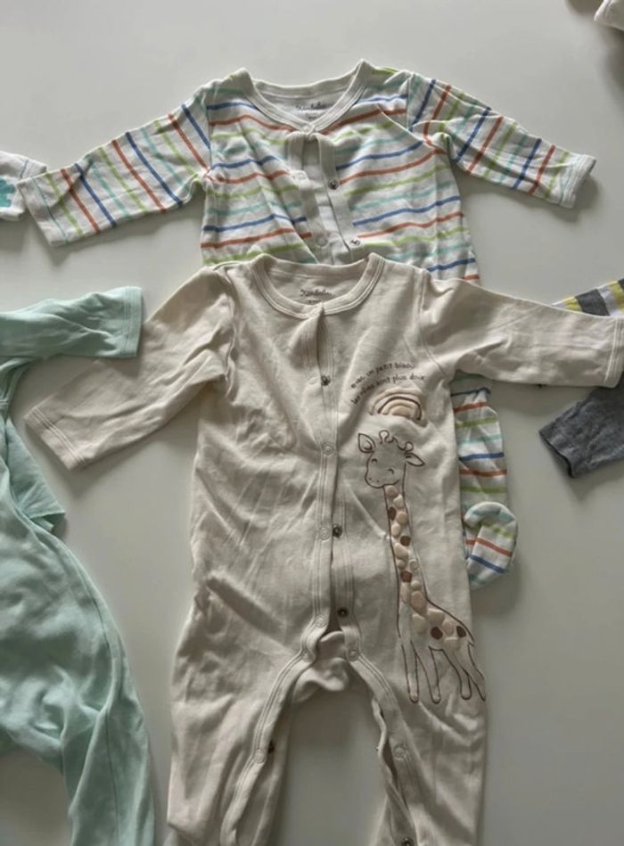 Lot 8 pyjamas léger été 6 mois - photo numéro 4