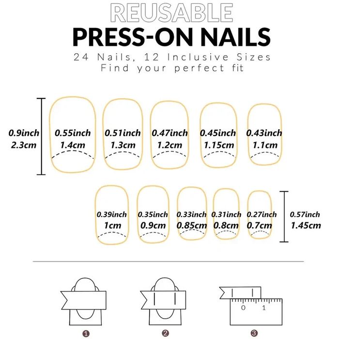 🦇 Faux ongles Halloween Forêt Hantée – 24 pièces pour un look mystique ! 🌕🕸️ - photo numéro 3