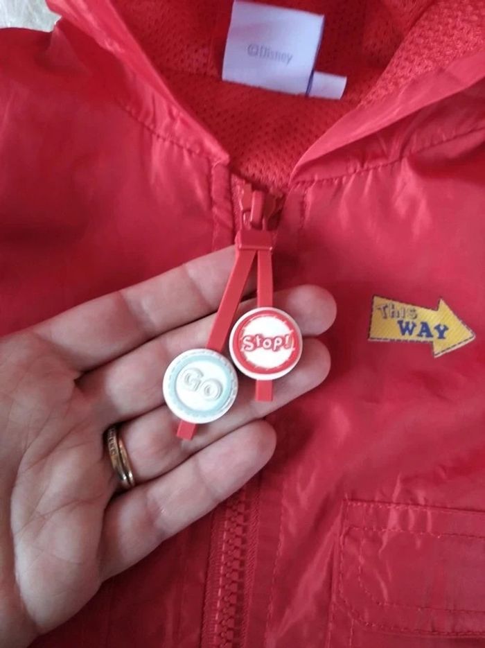 Imperméable veste blouson à capuche Garçon 6 mois Cars Disney Baby - photo numéro 9