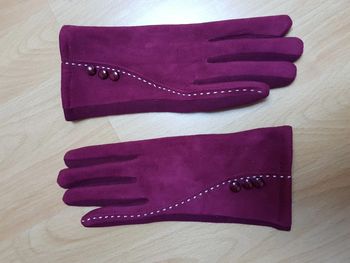 Gants mauves