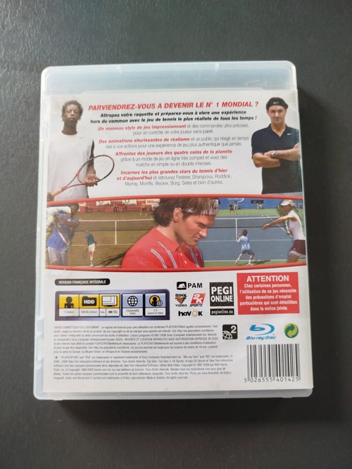 Top spin ps3 - photo numéro 2