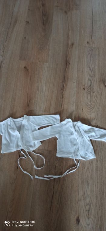 Brassières en coton 1 mois