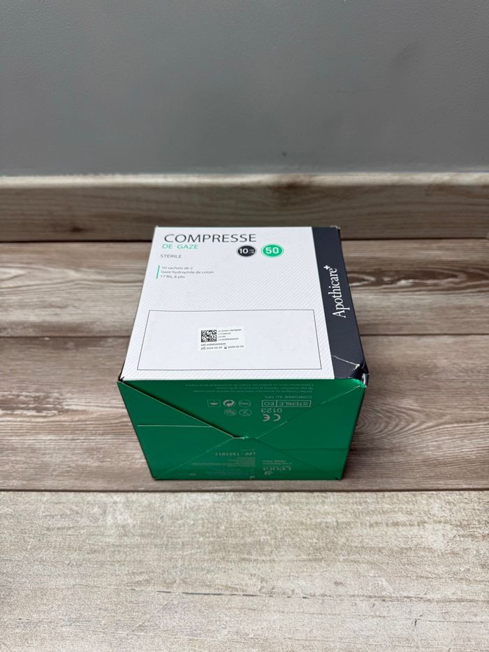 Compresse stérile 10 x 10 cm. - photo numéro 2