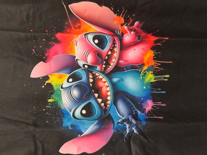 Tee-Shirt Stitch noir - photo numéro 2