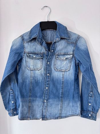 Chemise en jean bleu garçon 8 ans 3 suisses