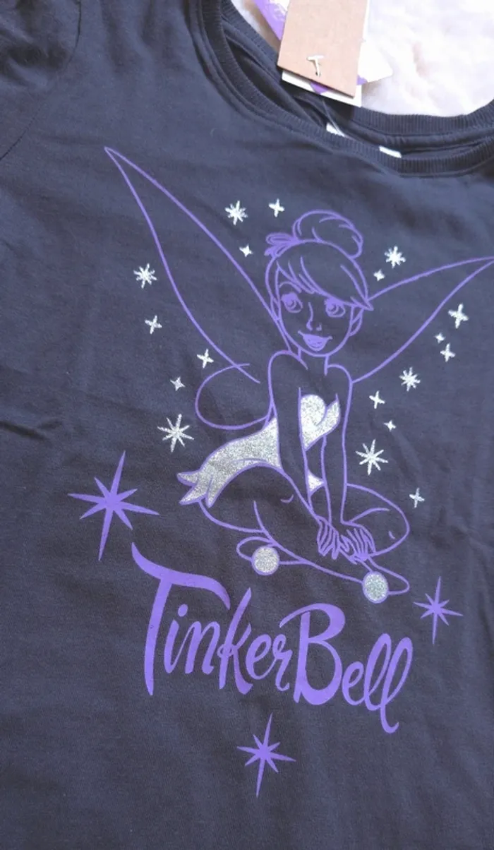 Tee-shirt fée Clochette 8 ans - photo numéro 3