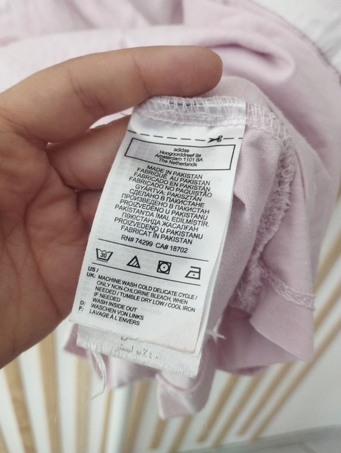 T-shirt reebok rose gris 9/10ans - photo numéro 3