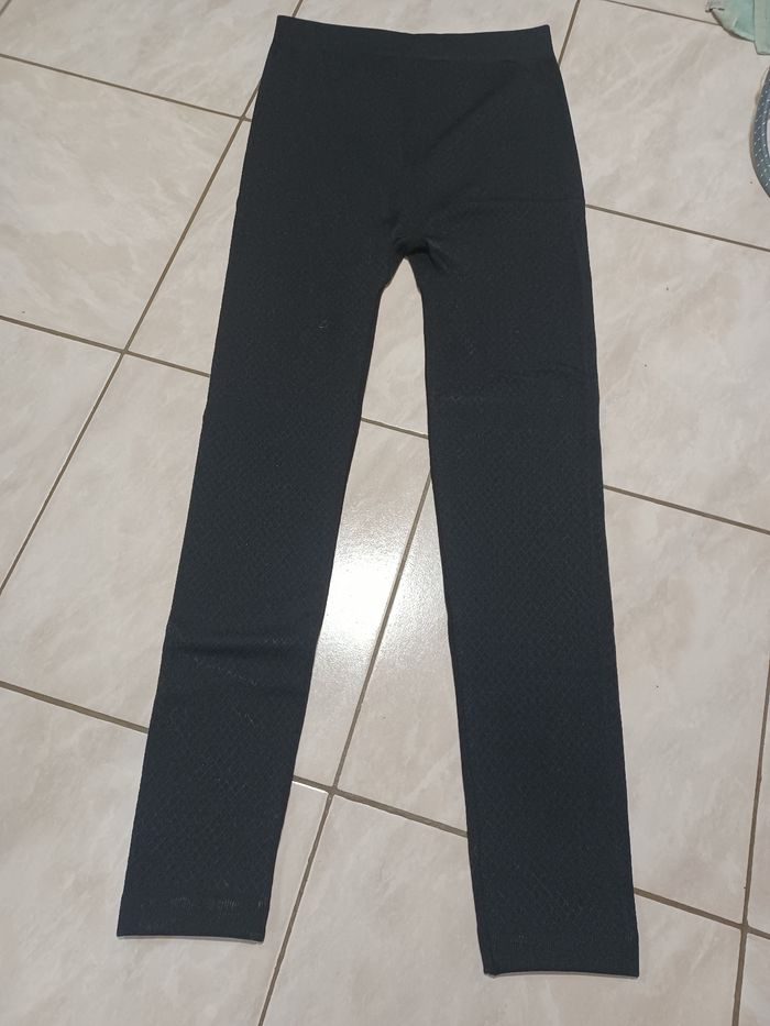 Legging légèrement molletonné noir - photo numéro 2