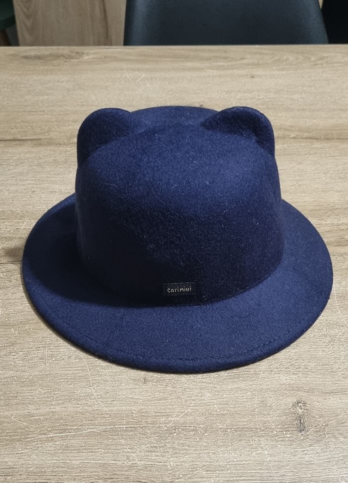 Chapeau oreilles en feutrine 2-3 ans - photo numéro 3