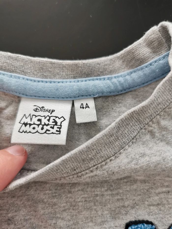 Tee-shirt Mickey T 4 ans - photo numéro 4
