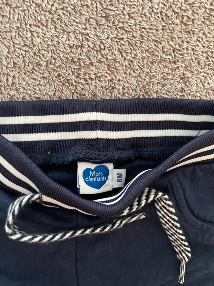 Pantalon marine mot d’enfants - photo numéro 2
