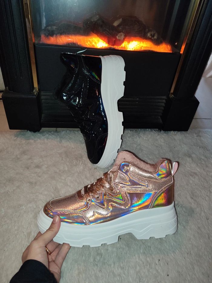 Basket rose gold neuves - photo numéro 3