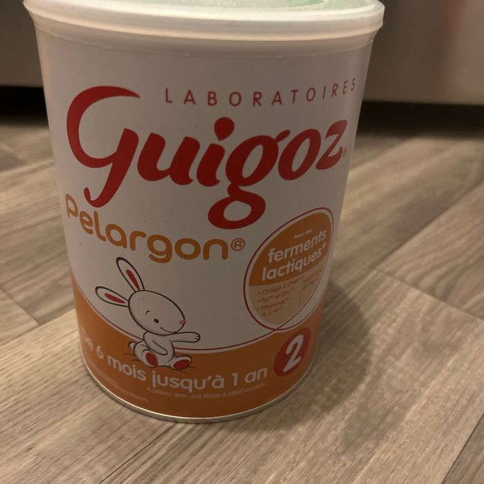 Guigoz pelargon 2 eme age neuf