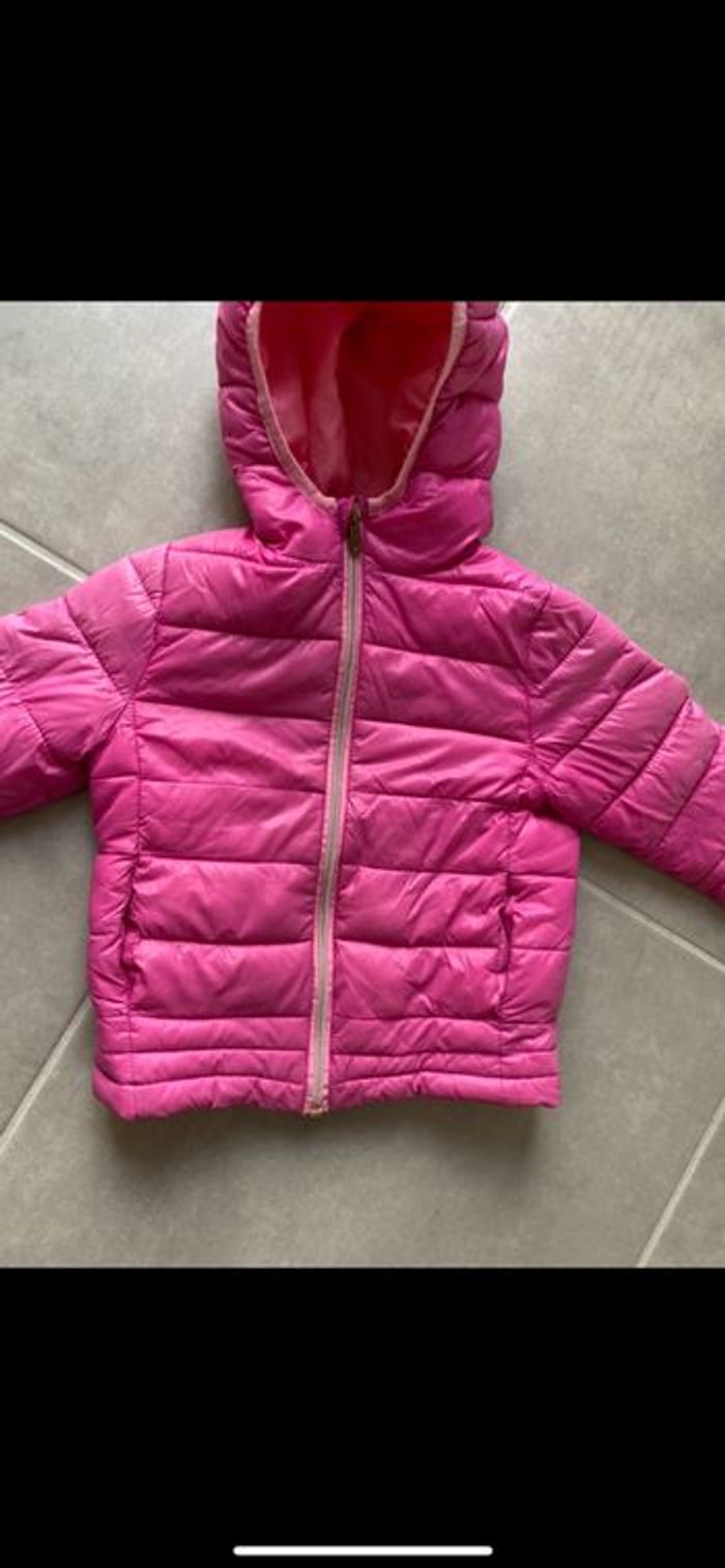 Doudoune à capuche rose 6 ans - photo numéro 3