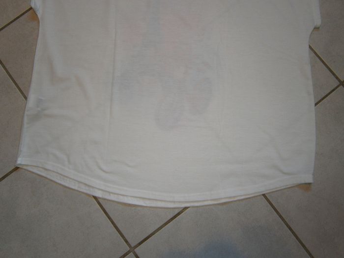 Tee-shirt MC blanc SHEIN Curve Taille 2XL - photo numéro 7