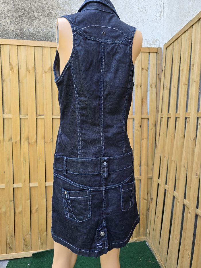 Robe cargo taille basse jeans brut 🍒vintage y2k 2000🍒taille unique voir mesures descriptif - photo numéro 5