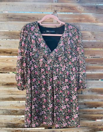 Robe à motifs fleurs - Taille L