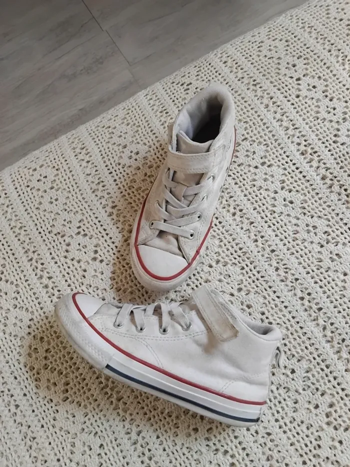 Converse blanche montante - photo numéro 7