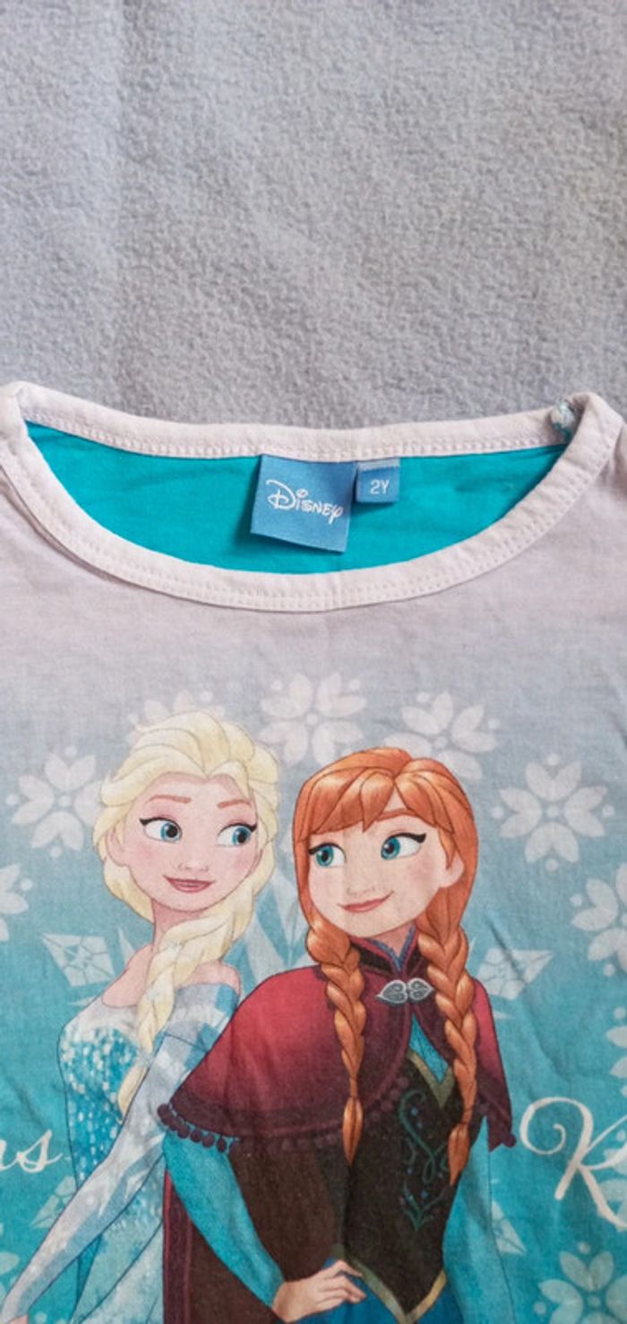 Pyjamas Disney Reine des neiges taille 2 ans - photo numéro 4