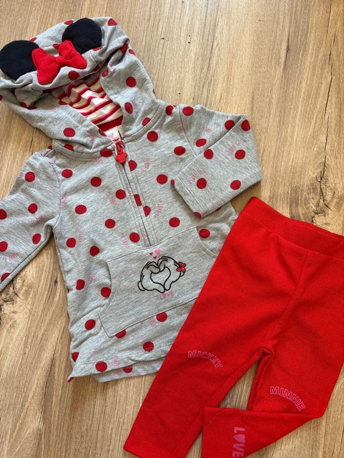 Ensemble veste + legging Minnie Disney 9 mois