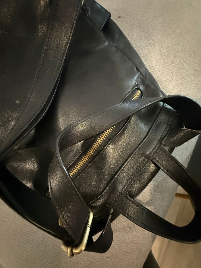 Sac à dos en cuir femme marque Goffredo Fantini - photo numéro 6