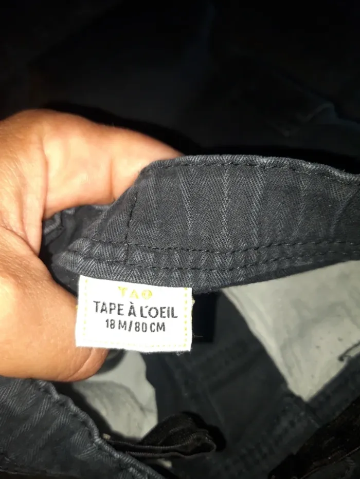 Jeans tape à l'œil 18 mois - photo numéro 4