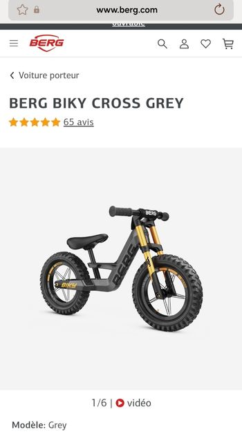 NEUVE draisienne BERG