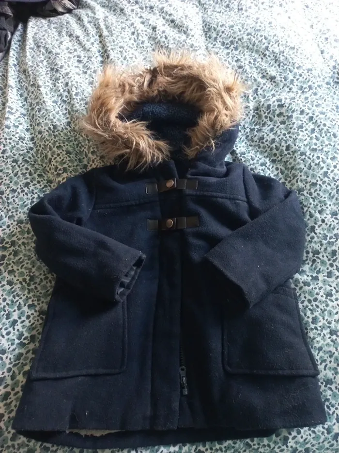 Manteau fille vertbaudet marine 4 ans