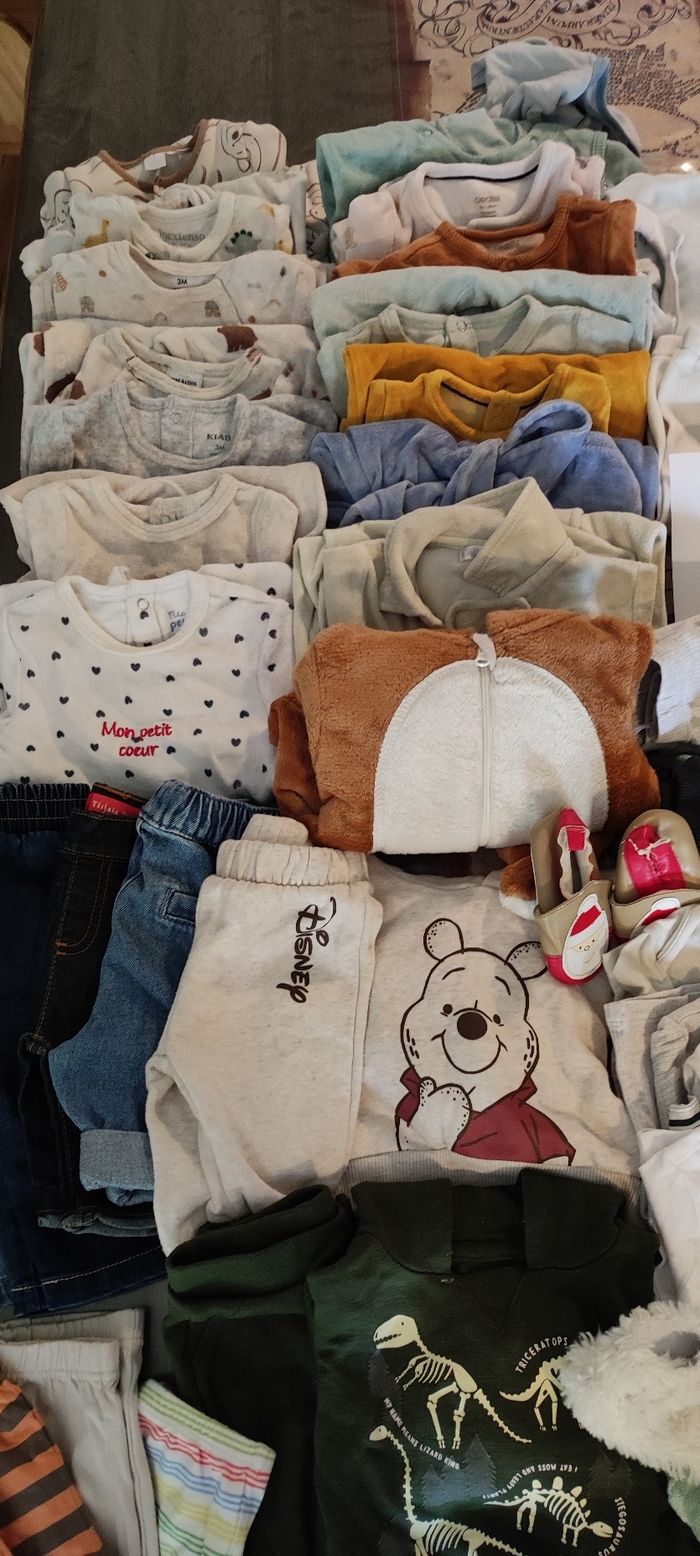 Lot de 68 habits + accessoires garçon 3 mois - photo numéro 6