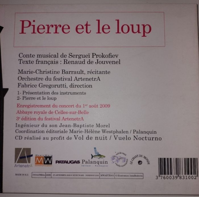 CD Pierre et le loup - photo numéro 4