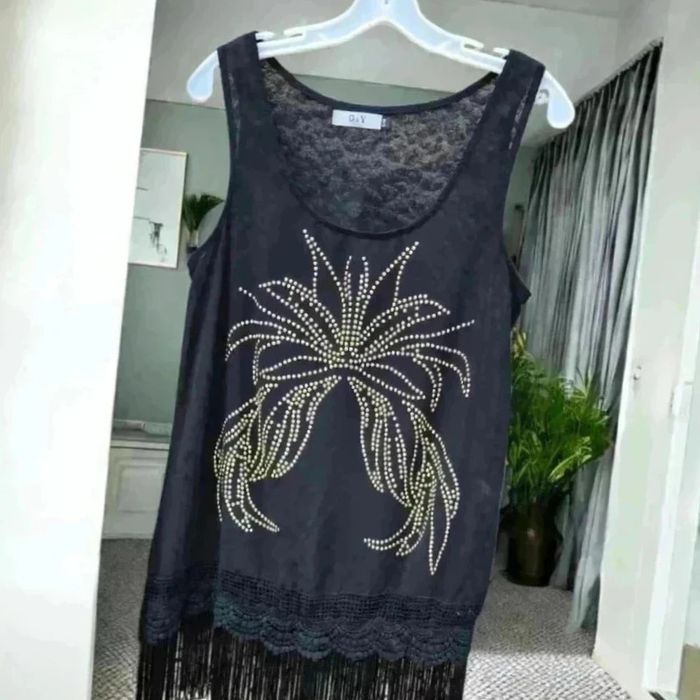 Débardeur transparent noir 🌹 S/M 🌹