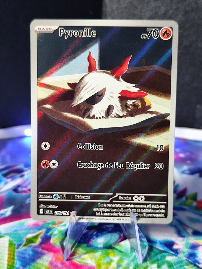 Carte pokémon neuve 🇨🇵 Pyronille 196/191 Étincelles Déferlantes