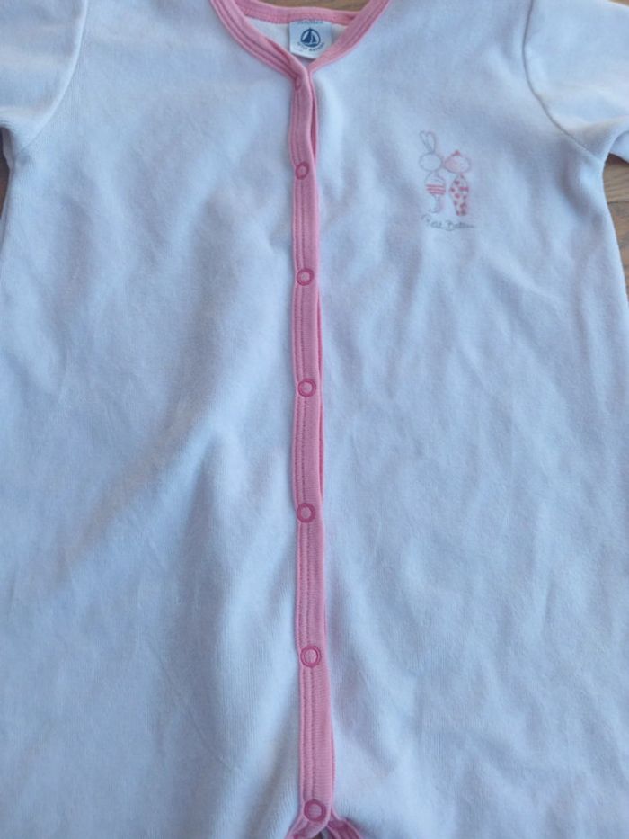 Pyjama fille velours Petit Bateau 24 mois - photo numéro 3