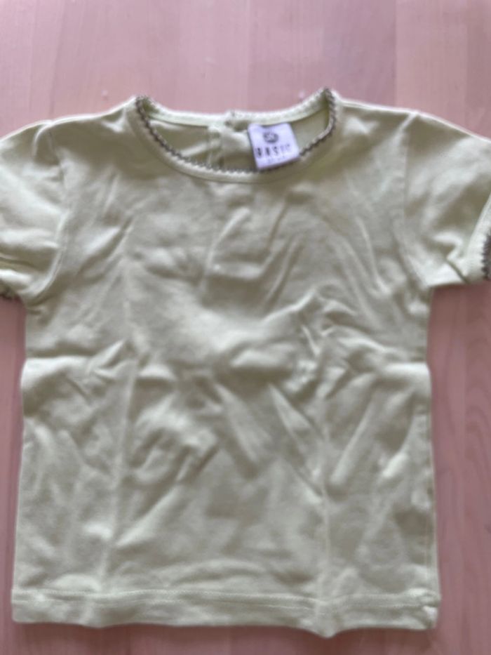 Lot de 9 tee shirt MC fille 12 mois multimarque - photo numéro 4