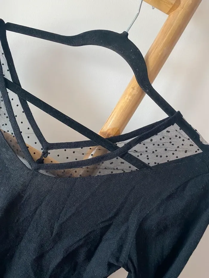 Pull fin avec dentelle - photo numéro 3