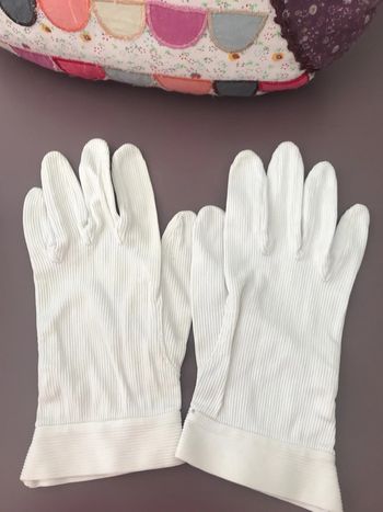 Gants blancs vintage Gant Neyret paris 7