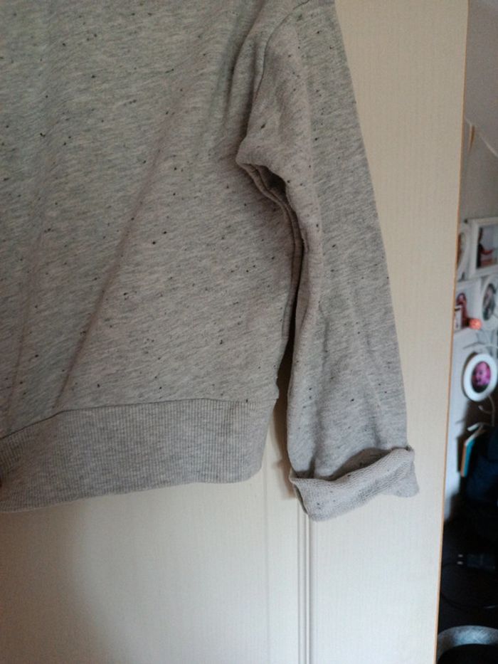 Pull 3/4 Zara gris taille S en parfait état - photo numéro 3