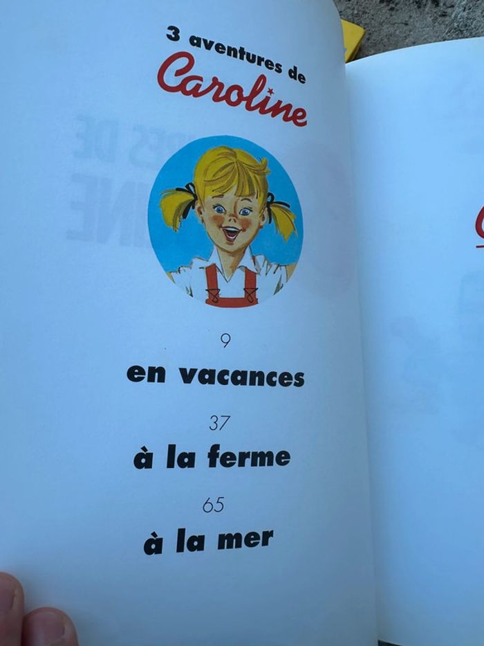 Hachette jeunesse grand livre Caroline album bd vacances + ferme + mer Pierre Probst - photo numéro 6