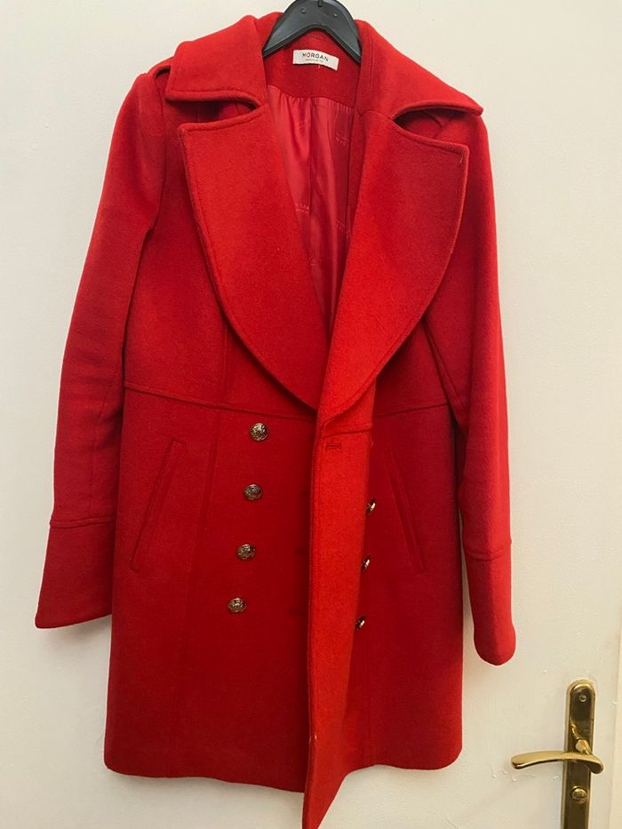 Manteau rouge 38