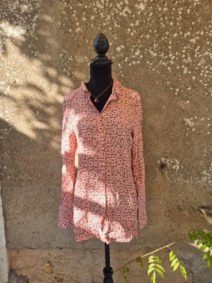 Blouse fleurie asymetrique ICHI T.38