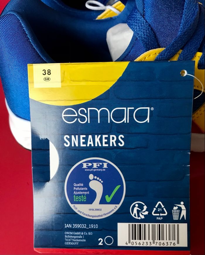 Baskets multicolores »Esmara »Édition limitée Lidl - photo numéro 10