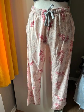 Pantalon fluide rose